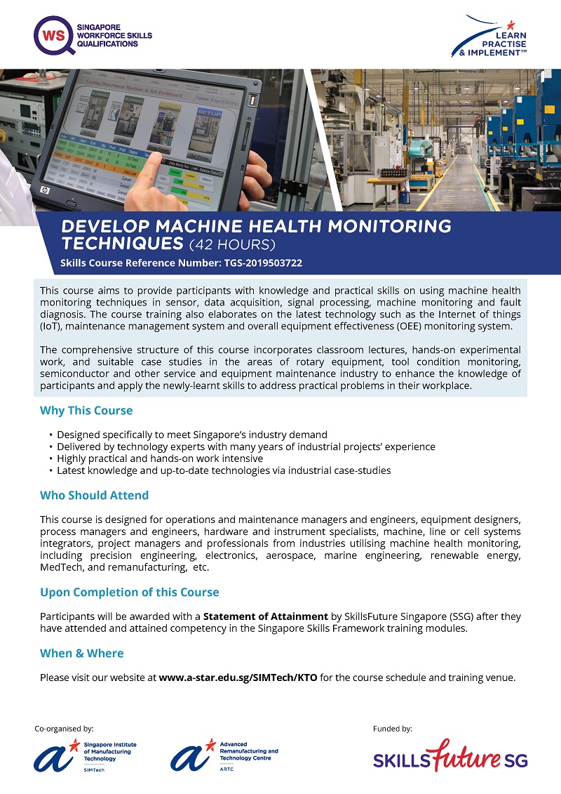 Develop Machine Health Monitoring Techniques