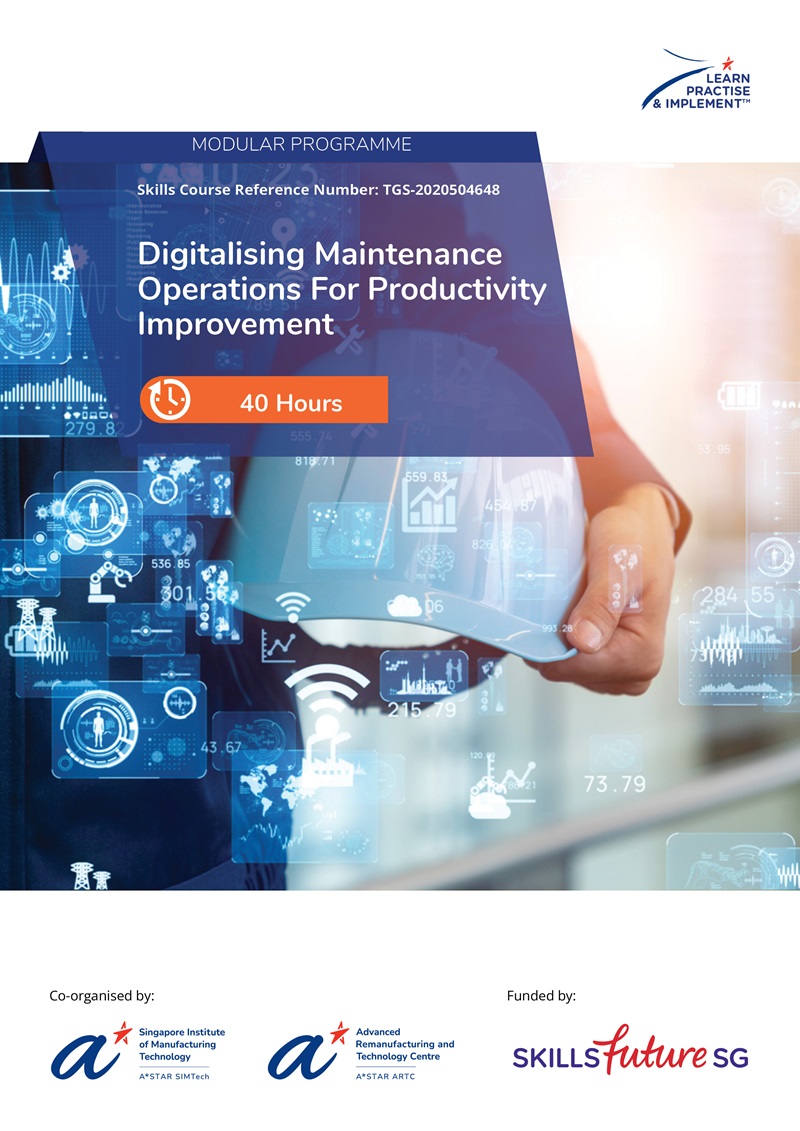 Digitalising Maintenance Operations for Productivity Improvement