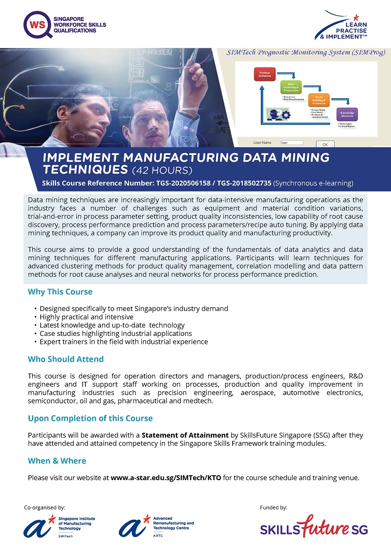 Implement Manufacturing Data Mining Techniques