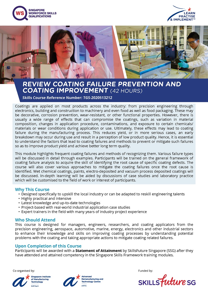 Review Coating Failure Prevention and Coating Improvement