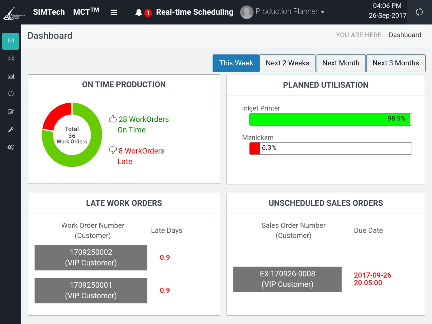 Real-Time-Scheduling-Dashboard