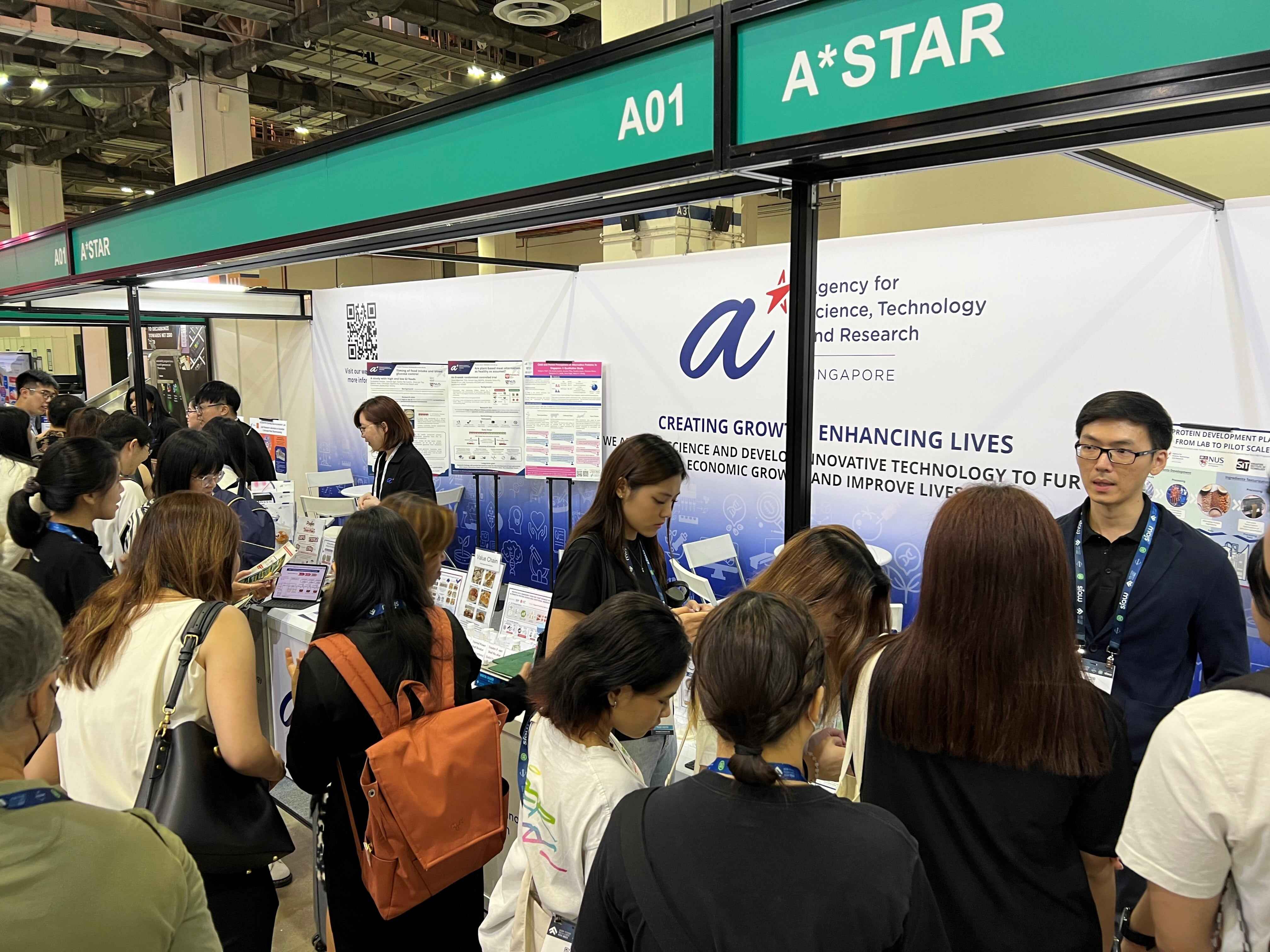 Happenings at ASTAR SIFBI Booth