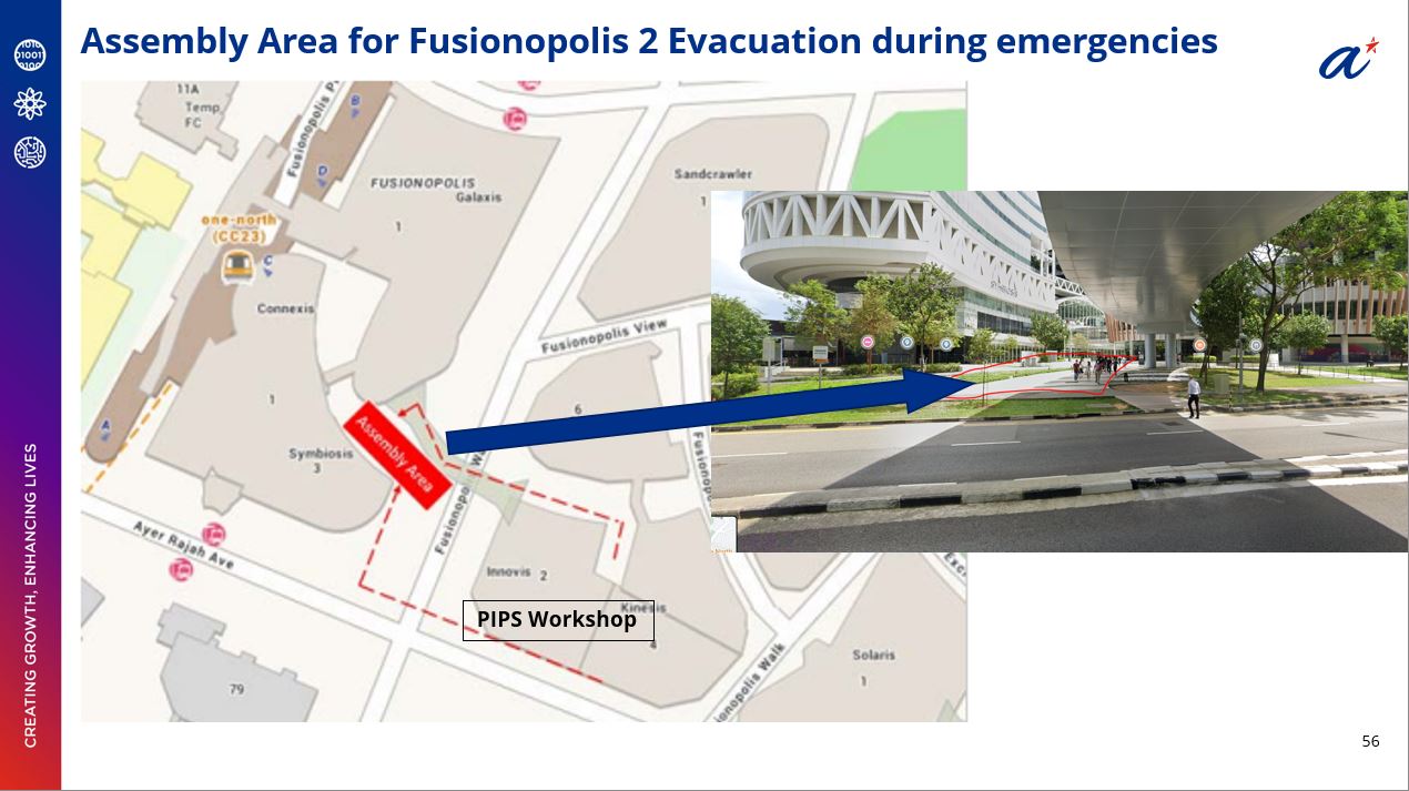 Emergency evacuation point