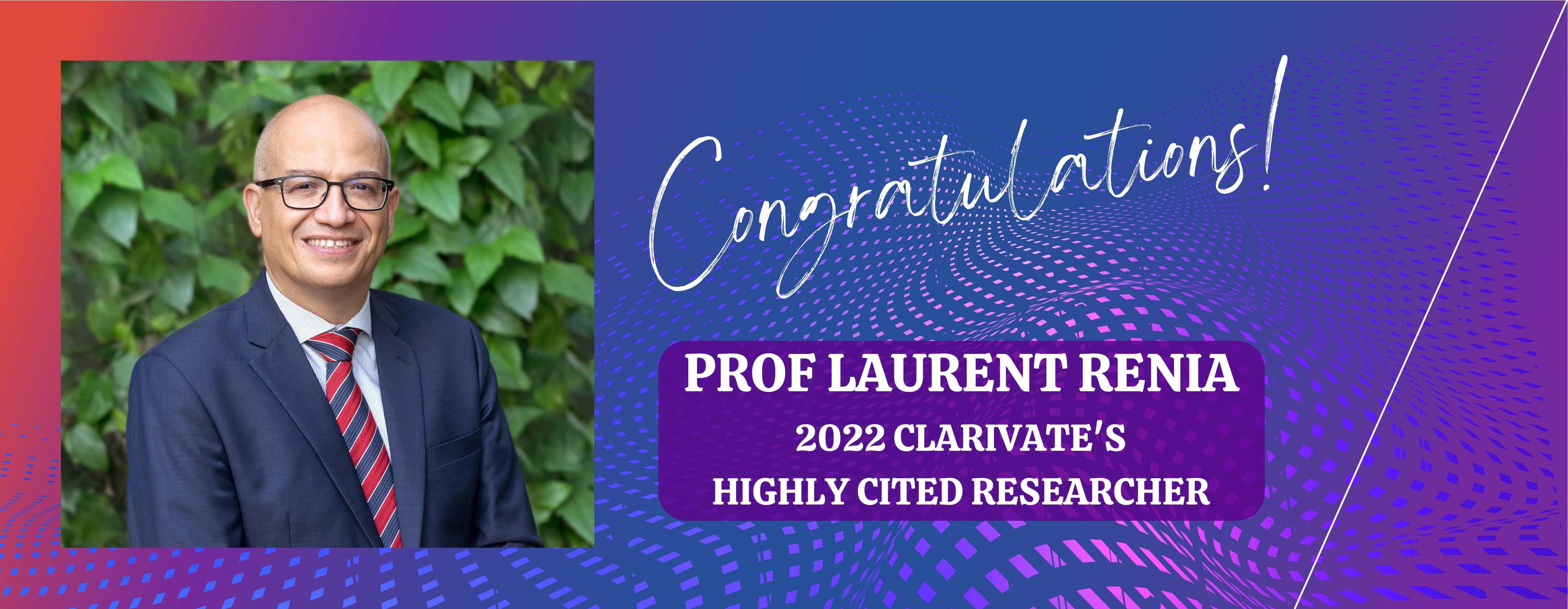 Prof Laurent Renia Clarivate