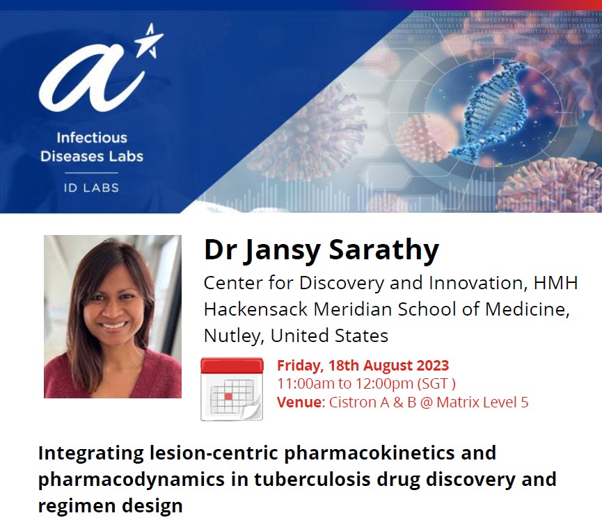 ID Labs Seminar - Dr Jansy Sarathy ID Labs Seminar - Dr Jansy Sarathy