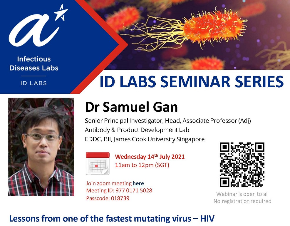 IDL seminar Series flyer - Samuel Gan- website