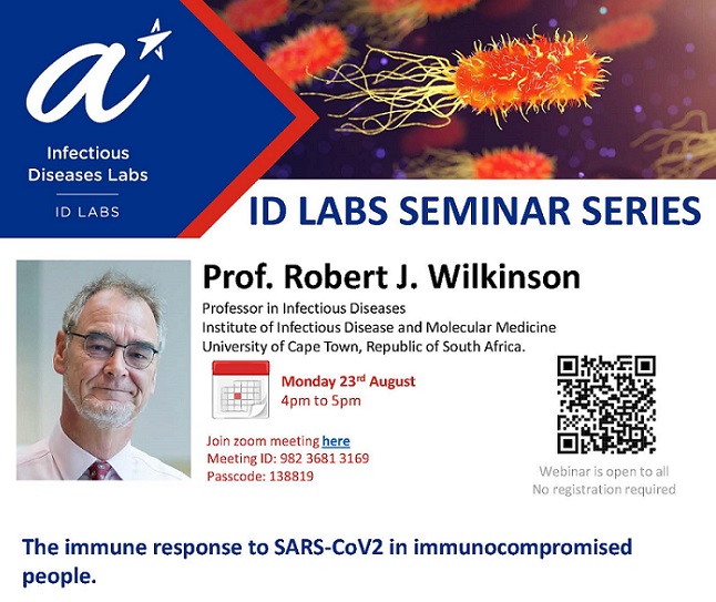 IDL seminar Series flyer -Robert J. Wilkinson_website IDL seminar Series flyer -Robert J. Wilkinson_website