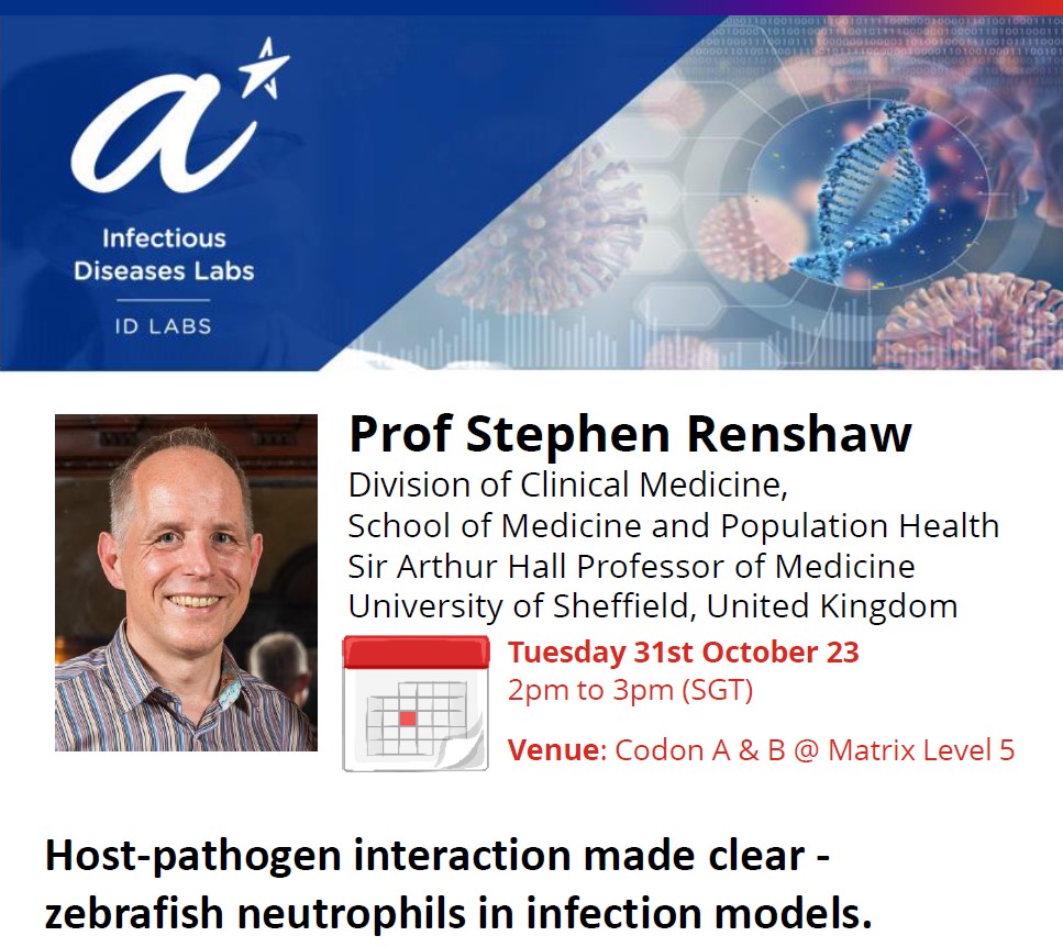 ID Labs Seminar - Prof Stephen Renshaw ID Labs Seminar - Prof Stephen Renshaw